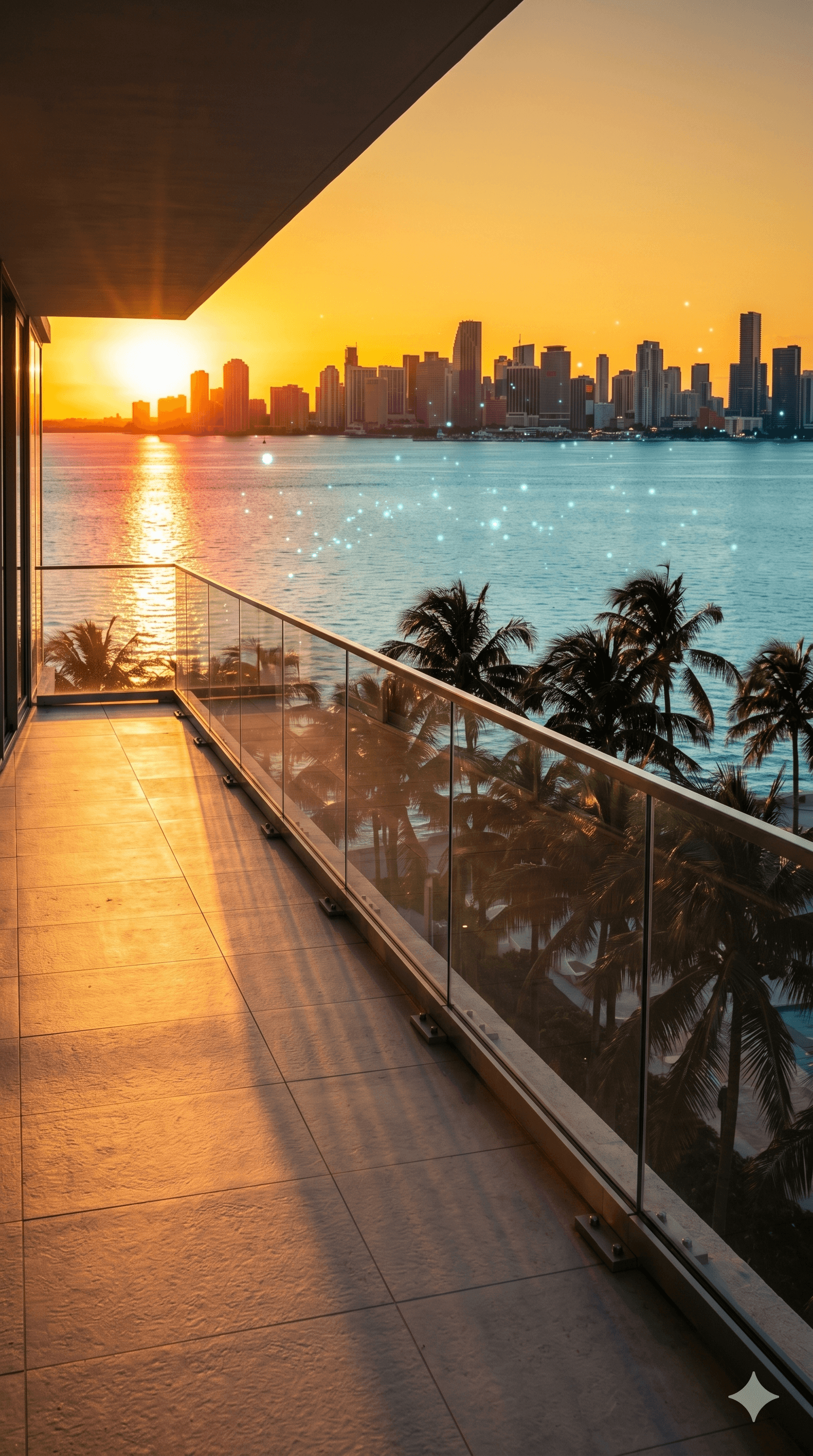 A sunset over a coastal skyline — the closing scene.